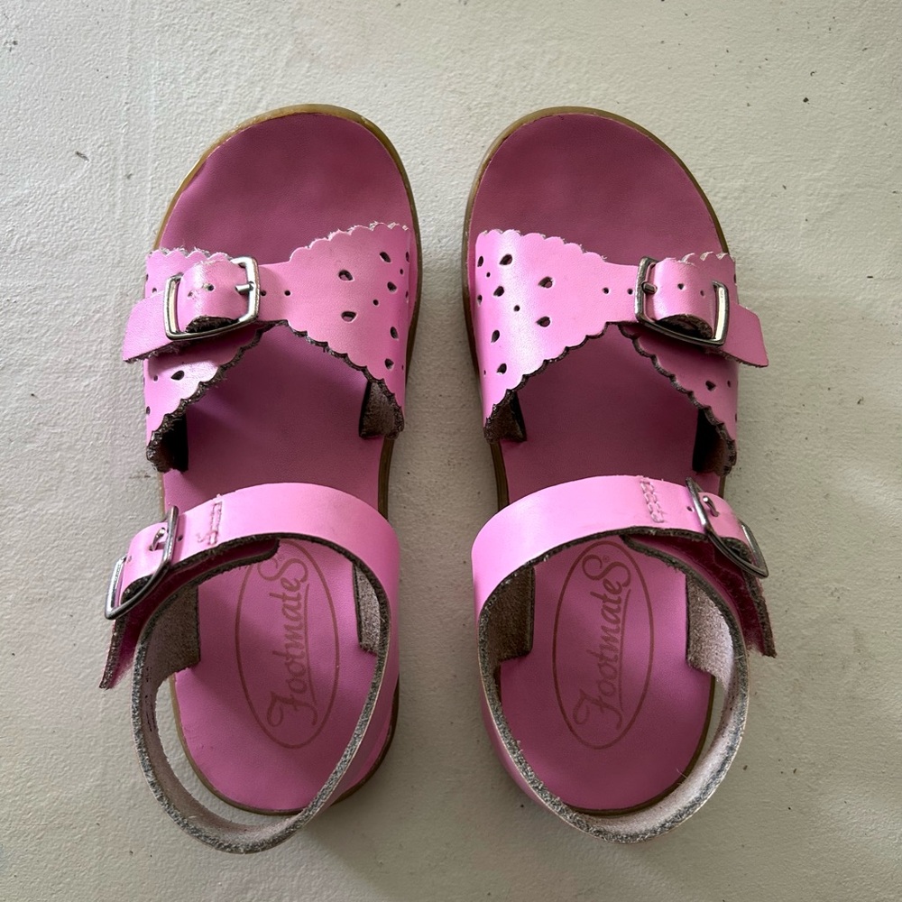 Pink Footmates Sandals — Size 11